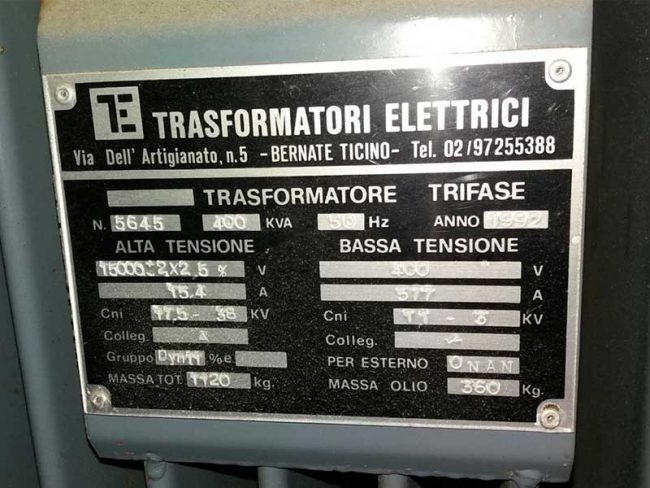 Coppia trasformatori elettrici Caffè Vetrina 2